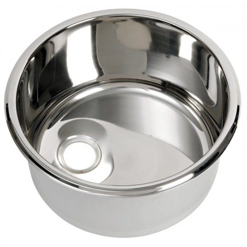Round stainless steel sink Ø 330 mm